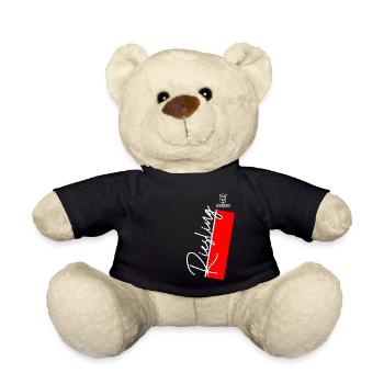 Winegod Spruch Riesling - Teddy - Schwarz - Vorne