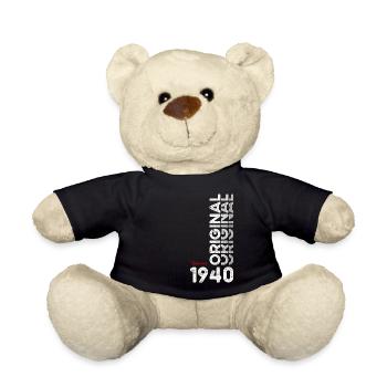 85. Geburtstag Geschenk Mann Original Februar 1940 - Teddy - Schwarz - Vorne