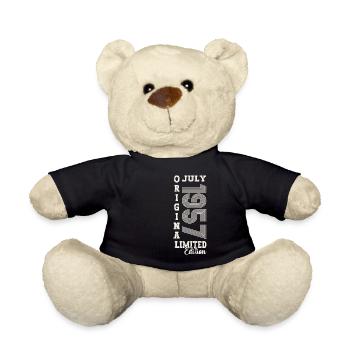 66. Geburtstag Mann Juli Jahrgang 1957 Legendary - Teddy - Schwarz - Vorne