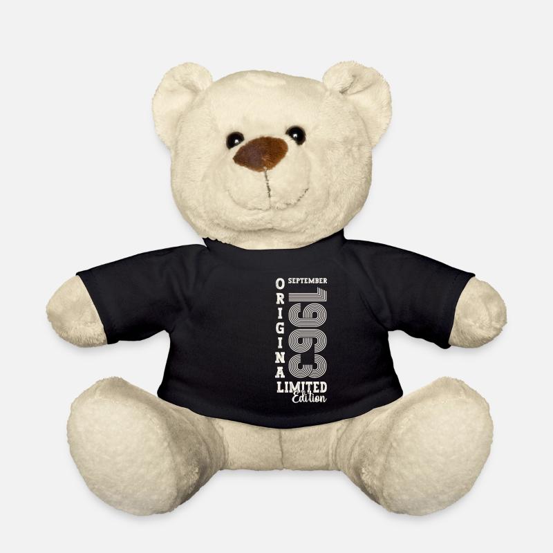 60. Geburtstag Original September Jahrgang 1963 - Teddy - Schwarz