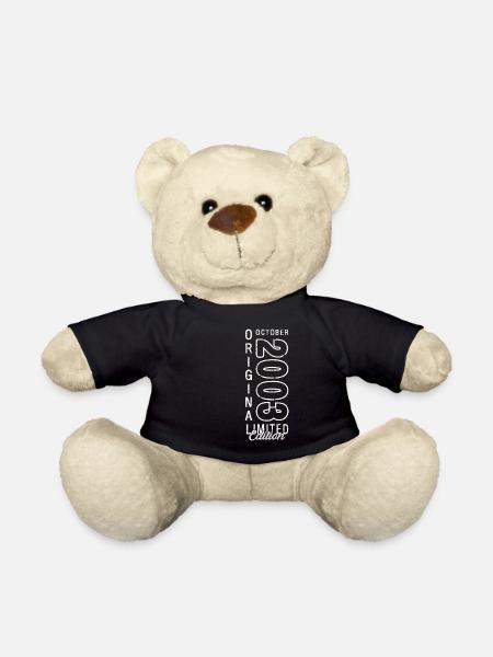 20ème Anniversaire Cadeau Mari Octobre Millésime 2003 - Nounours - noir