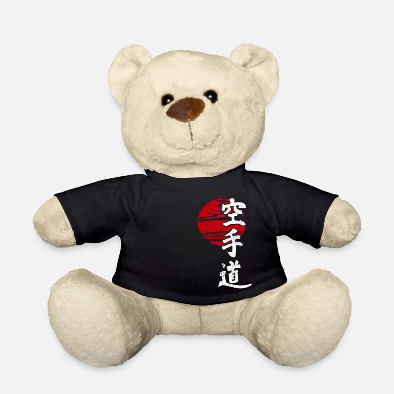 Karate Sonne Kampfkunst Japan Retro Kangi Idee - Teddy - Schwarz
