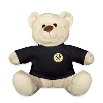 Glück Auf! (Schlägel+Eisen)altesSchild - Teddy - Schwarz - Vorne