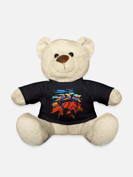 Mountains - Teddy Bear - black