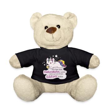 Kittykatacorn Einhornkatze - Teddy - Schwarz - Vorne