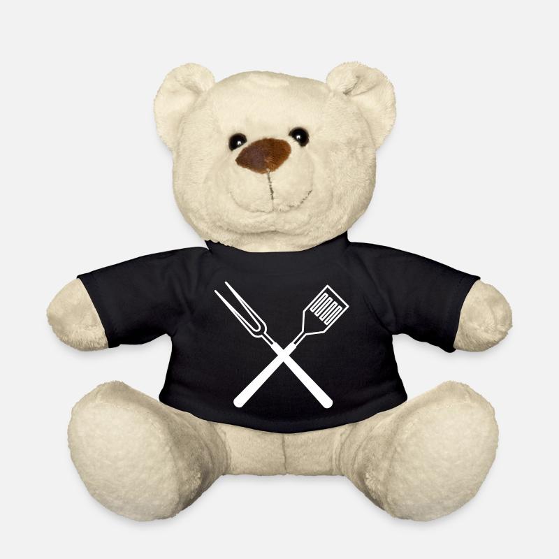 Grillbesteck - Teddy - Schwarz