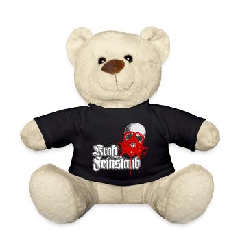 Kraft durch Feinstaub - Teddy - Schwarz - Vorne