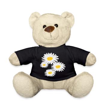 Blume Gänseblümchen - Teddy - Schwarz - Vorne