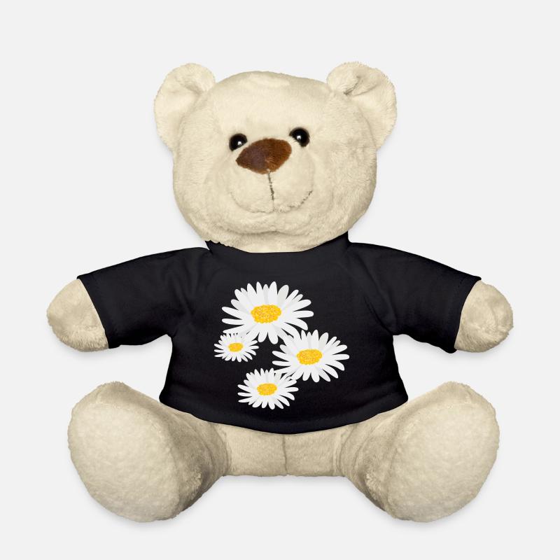 Blume Gänseblümchen - Teddy - Schwarz