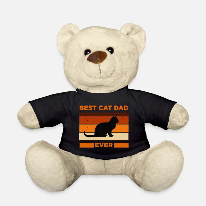 Meilleur papa de chat jamais - Nounours - noir
