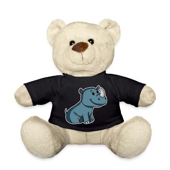 Nashorn - Teddy - Schwarz - Vorne