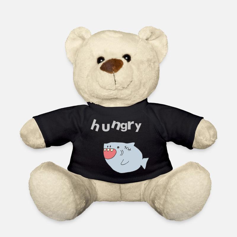haifisch hungry - Teddy - Schwarz