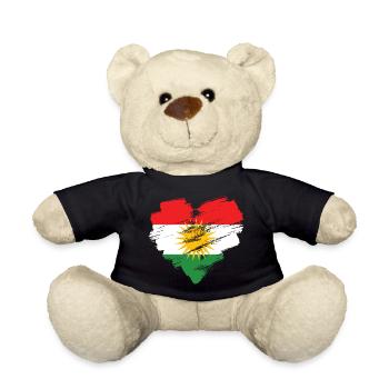 Kurdistan - Teddy Bear - black - Front