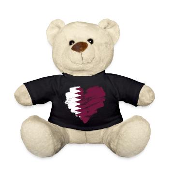 Qatar - Teddy Bear - black - Front