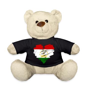 Tajikistan - Teddy Bear - black - Front