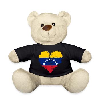 Venezuela - Teddy Bear - black - Front
