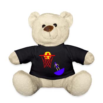 Subbuteo basketball basket basket - Teddy Bear - black - Front