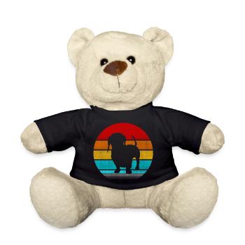 dachshund - Teddy Bear - black - Front