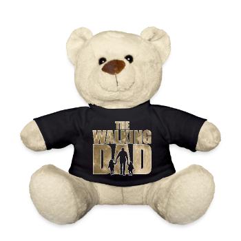 Le cadeau de la fête des pères de papa qui marche - Nounours - noir - Devant