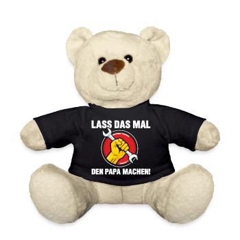 Lass das mal den Papa machen - Teddy - Schwarz - Vorne