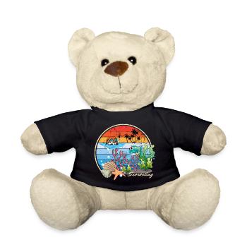 Snorkeling schnorcheln Urlaub Strand Meer Tauchen - Teddy - Schwarz - Vorne