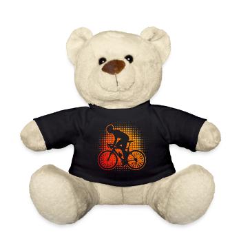 Road Bike Roadbike Road Bike Road Cyclist Road Cyclist - Teddy Bear - black - Front