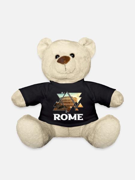 Rom Rome Italien Stadt Skyline Kolosseum - Teddy - Schwarz