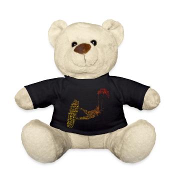 Kitesurf Femme Kitesurf Hommes Kitesurfer - Nounours - noir - Devant