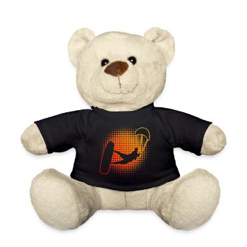 Kiting Kitesurfing Kitesurfing Kitesurf Kite - Nounours - noir - Devant