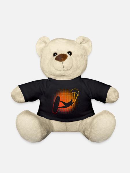 Kiting Kitesurfing Kitesurfing Kitesurf Kite - Nounours - noir