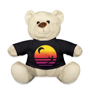 Kitesurfing Kiten Kitesurf Kitesurfer Women - Teddy Bear - black - Front