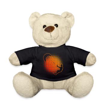 Kitesurfer Men Kitesurfing Kite Kitesurf - Teddy Bear - black - Front
