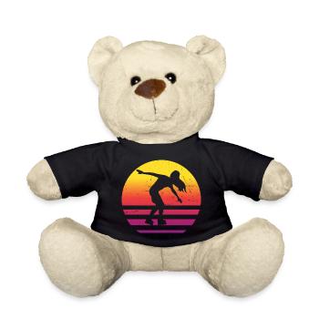 Rollerskate Rollerskaten Hommes Femme Roller Skate - Nounours - noir - Devant