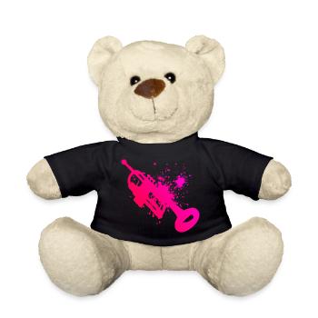Trompette féminine - Nounours - noir - Devant