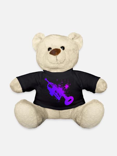 Trompetenspieler Trompeter Trompete Trompeten Spie - Teddy - Schwarz