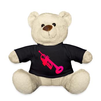 Trompettes Dames Trompettistes Trompettistes Joueurs - Nounours - noir - Devant