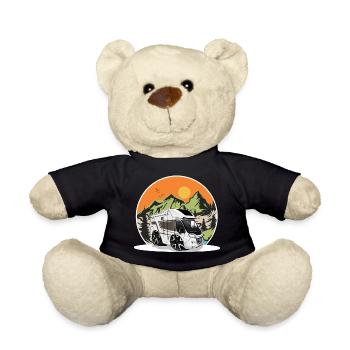 Camping Camper Campen - Nounours - noir - Devant