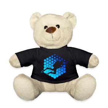 Scuba Diving Diver Scuba Diver Women's Divers - Teddy Bear - black - Front