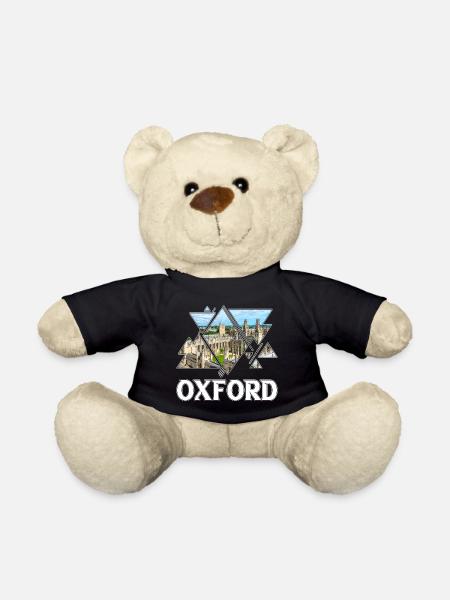 Oxford England UK Stadt Skyline Heimat Liebe - Teddy - Schwarz