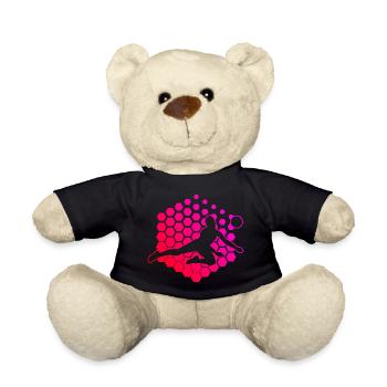 Volleyball Jouer Au volleyball Volleyball masculin - Nounours - noir - Devant