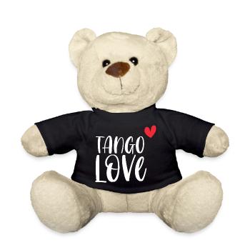 Dancer dance dance couple gift Tango Love! - Teddy Bear - black - Front
