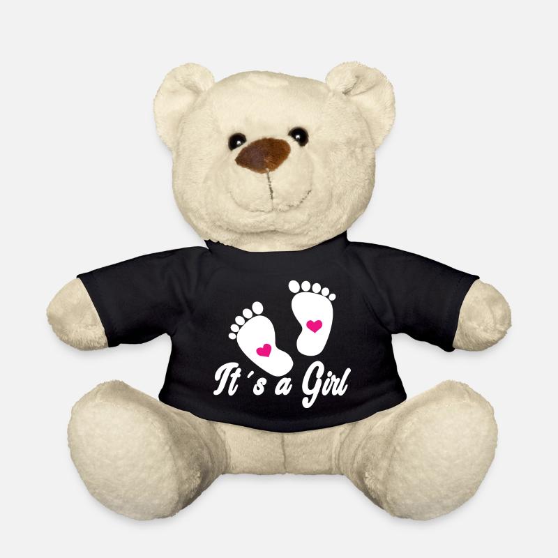 C’est une fille - Bébé - Nounours - noir