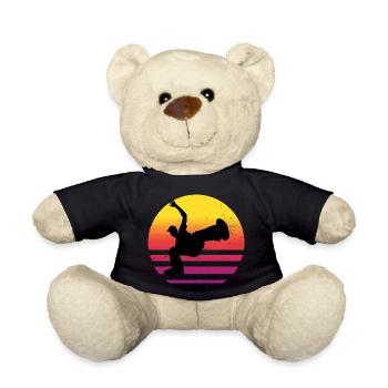 Break Dance Breakdance Hip Hop Hommes Hip Hop - Nounours - noir - Devant