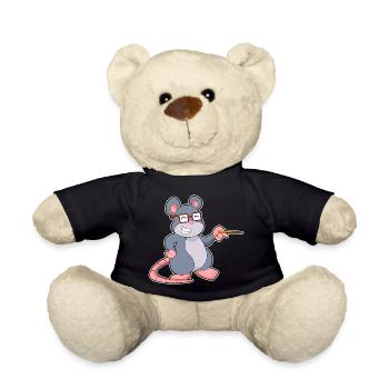École de pointage des enseignants de souris - Nounours - noir - Devant