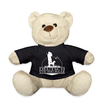 DEUTSCH STICHELHAAR Jagdhunde Jäger Hunde Wilsigns - Teddy - Schwarz - Vorne