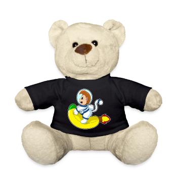 Espace des astronautes singes - Nounours - noir - Devant
