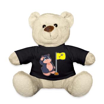 Maulwurf Flagge - Teddy - Schwarz - Vorne
