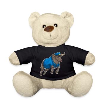 Police du Taureau Police de la Casquette - Nounours - noir - Devant