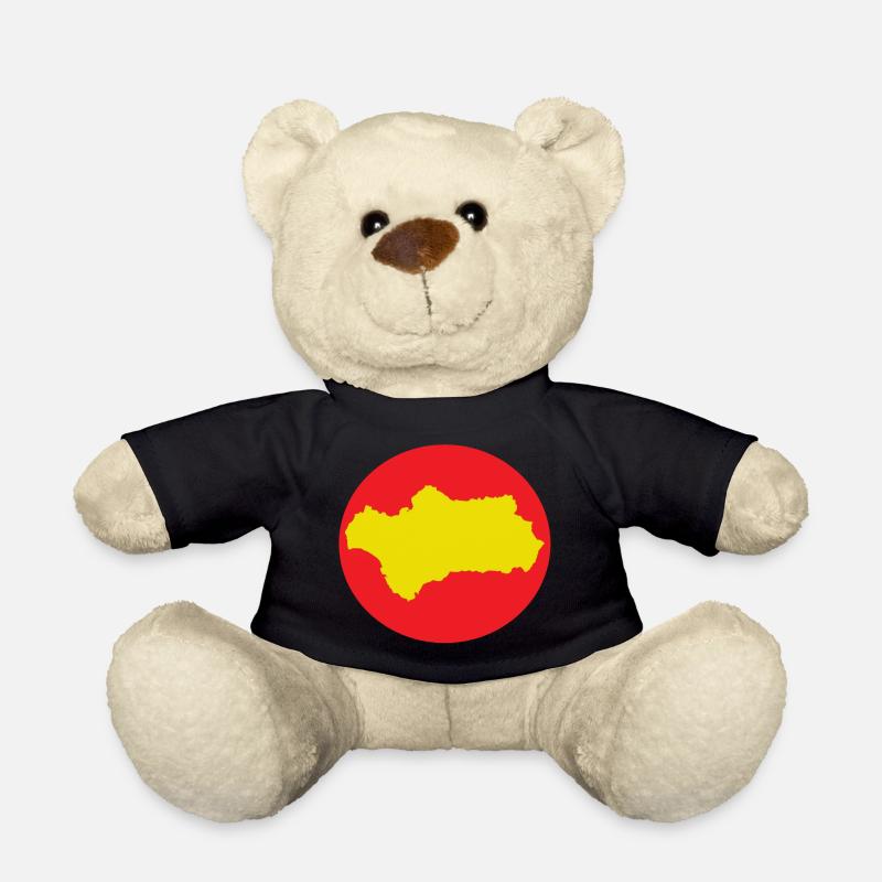 Rotes und gelbes Andalusien - Teddy - Schwarz