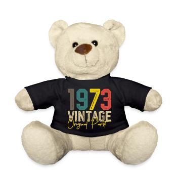 1973 Vintage Original Part - Teddy Bear - black - Front